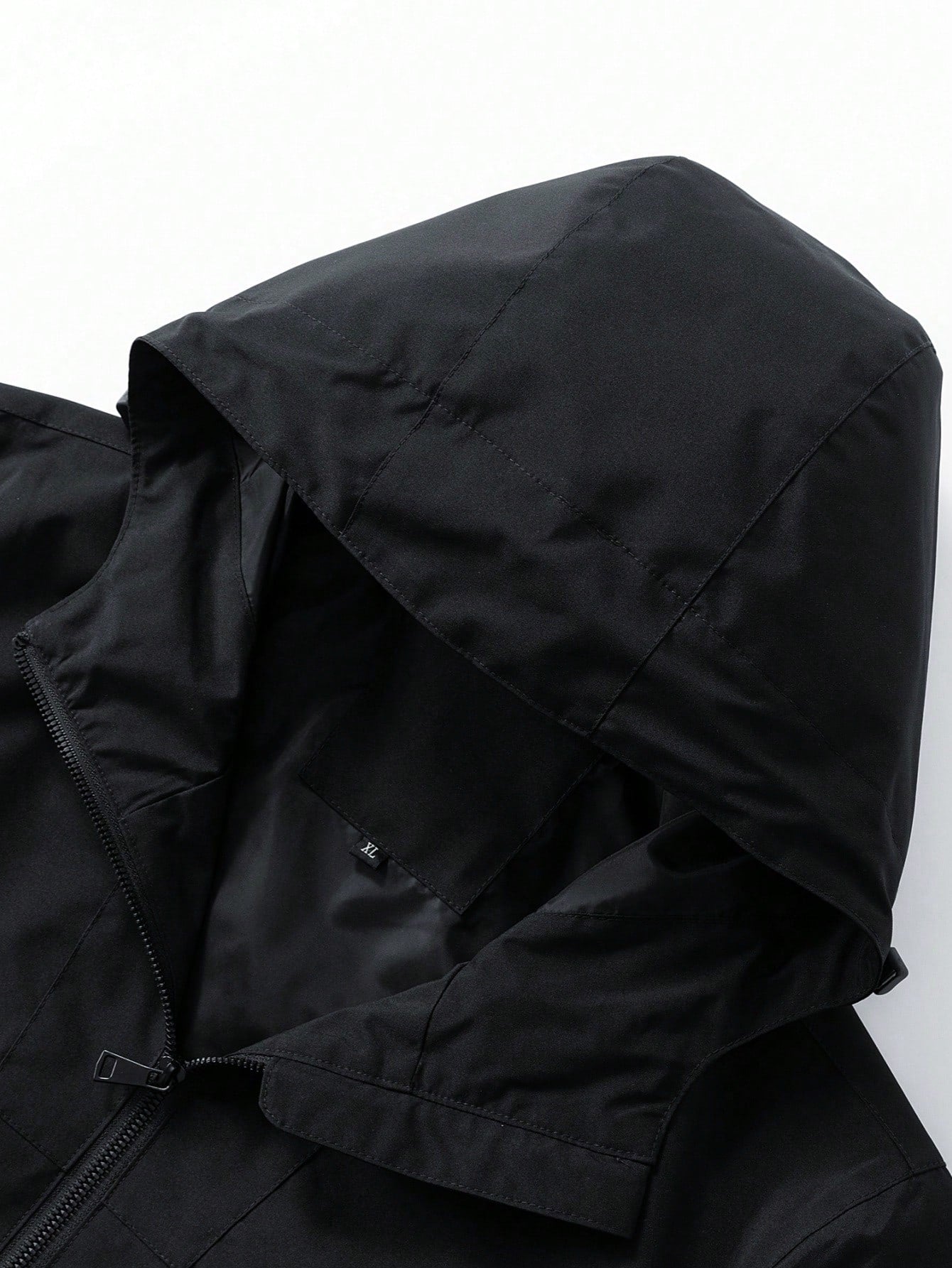 Men's Casual Hooded Jacket, Loose Versatile Windbreaker, Spring/Autumn Zipper Design Utility Jacket, Suitable For Daily Wear, Parties, Hiking, Trekking And Various Occasions