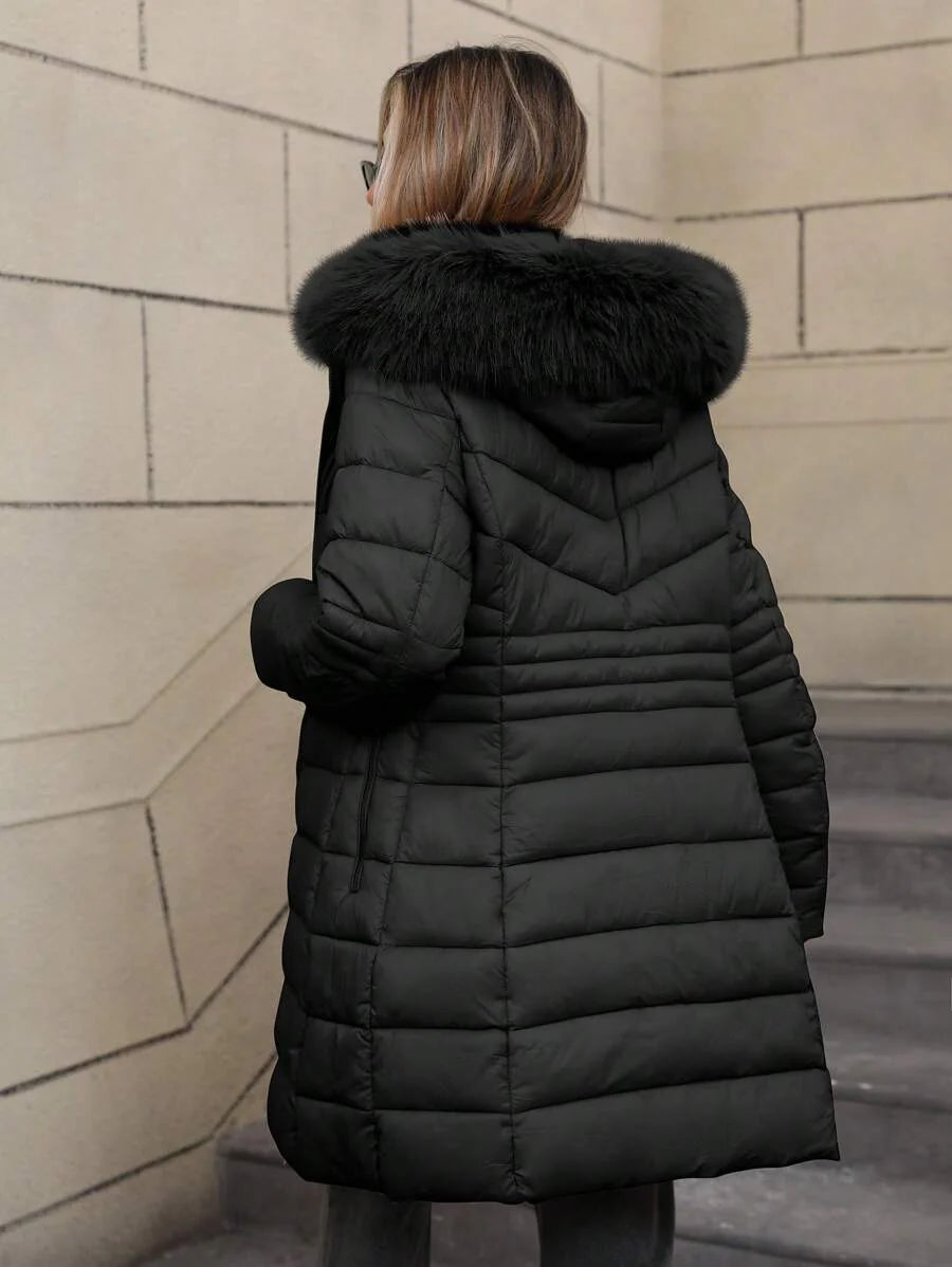Women's Casual Hooded Regular Jacket With Pockets, Lightweight Cotton Jacket For Daily Wear
