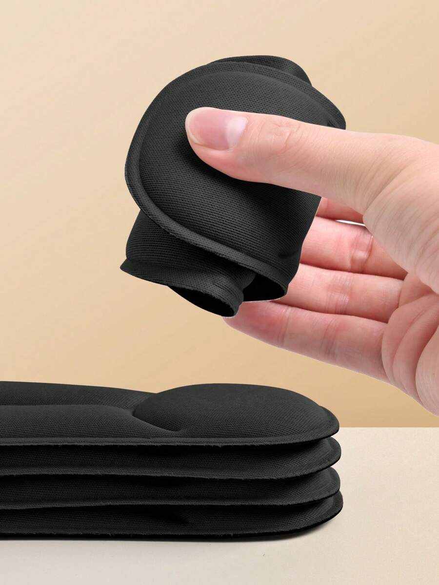2 Pairs 5D Memory Foam Shoe Insoles, Comfortable High Resilience Thick Insoles With Arch Support For Running
