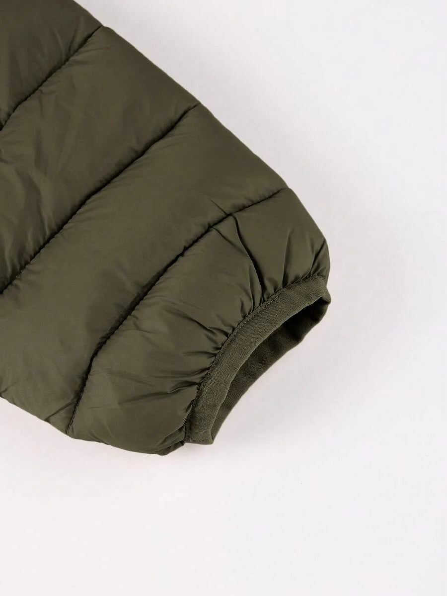 Risissida Women's Casual Hooded Windbreaker With Pockets, Padded Jacket Is Lightweight And Suitable For Everyday Wear