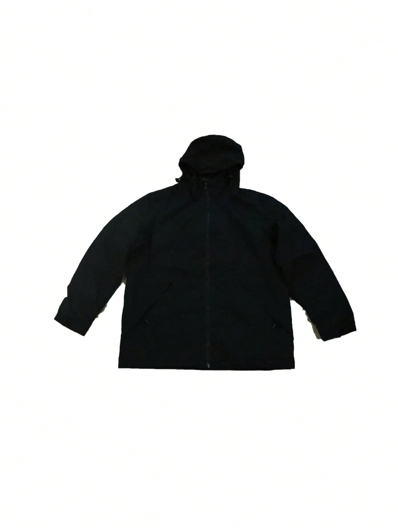 Men's Casual Hooded Jacket, Loose Versatile Windbreaker, Spring/Autumn Zipper Design Utility Jacket, Suitable For Daily Wear, Parties, Hiking, Trekking And Various Occasions