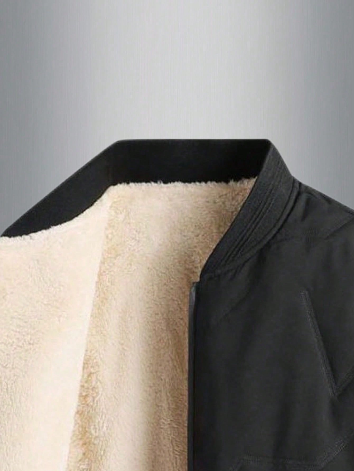 Teenage Sherpa Lined Padded Warm Jacket, For Winter