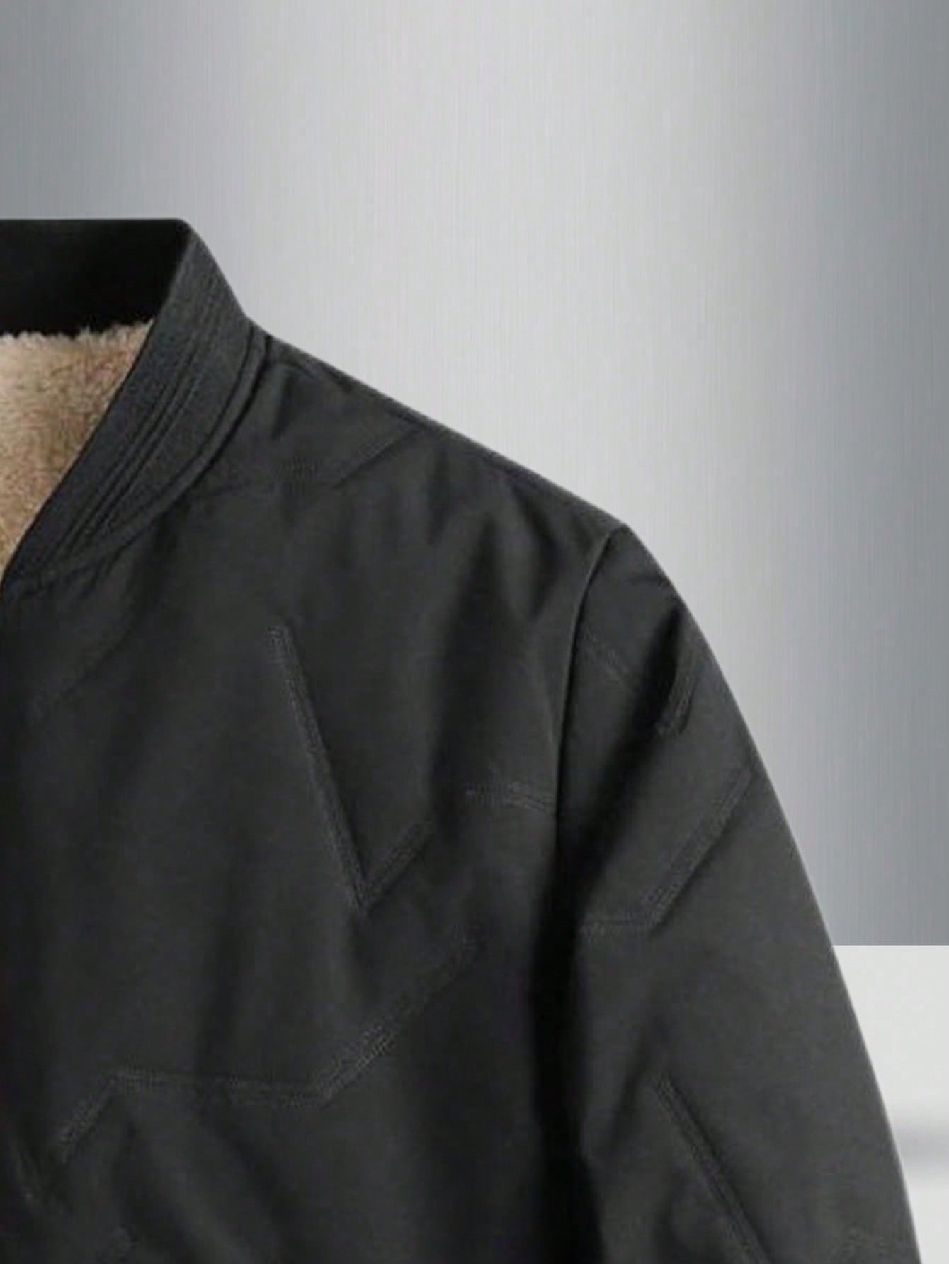 Teenage Sherpa Lined Padded Warm Jacket, For Winter