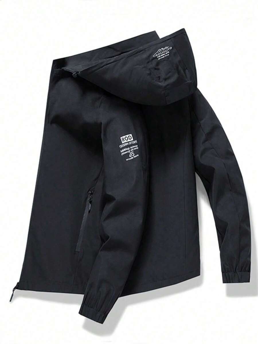 Men Outdoor Rush Waterproof Windproof Outdoor Sports Jacket Suitable For Outdoor Sports, Multifunctional, Suitable For Boyfriend Husband Gift, Fall