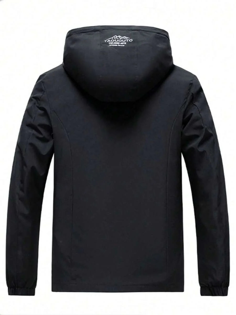 Men Outdoor Rush Waterproof Windproof Outdoor Sports Jacket Suitable For Outdoor Sports, Multifunctional, Suitable For Boyfriend Husband Gift, Fall