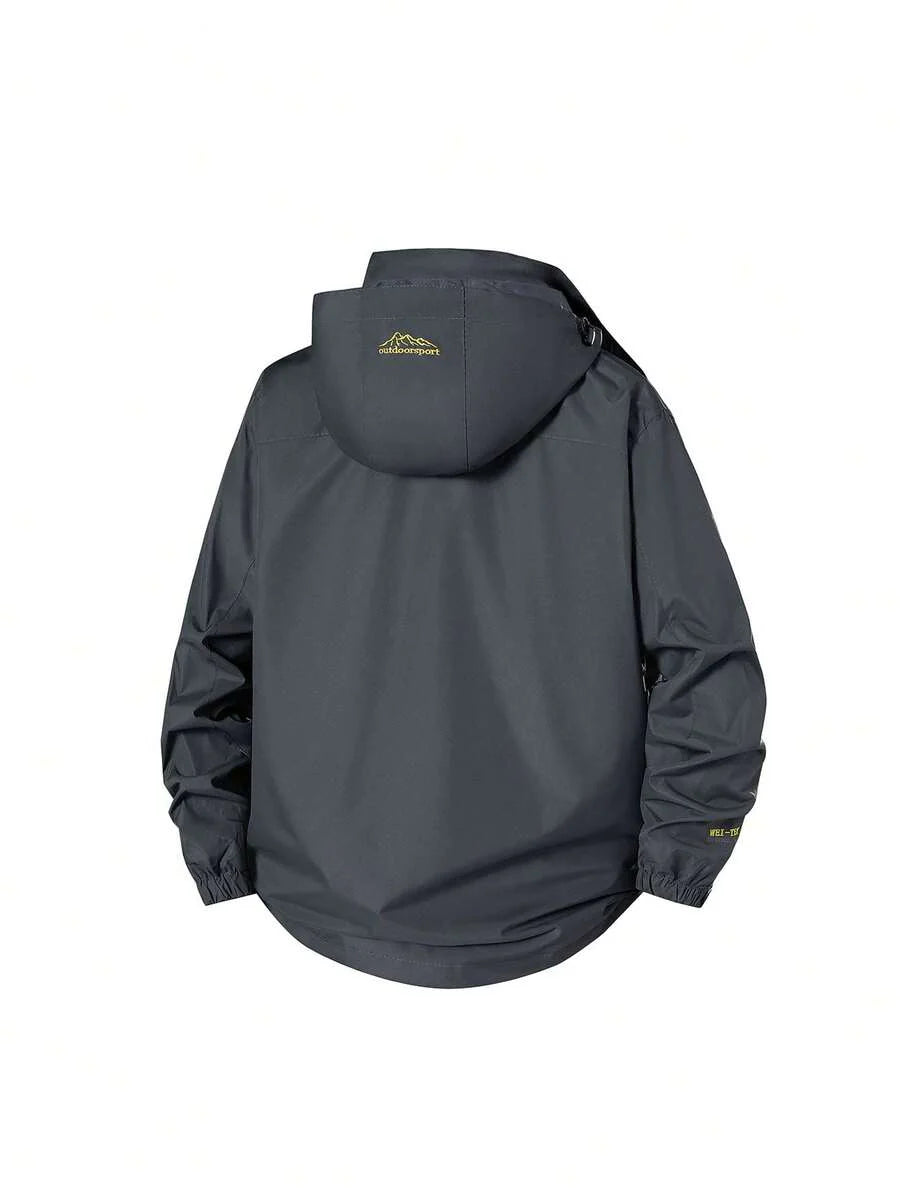 Unisex Outdoor Softshell Jacket, 3-In-1 Detachable Fleece Lining, Windproof Waterproof, Suitable For Autumn/Winter