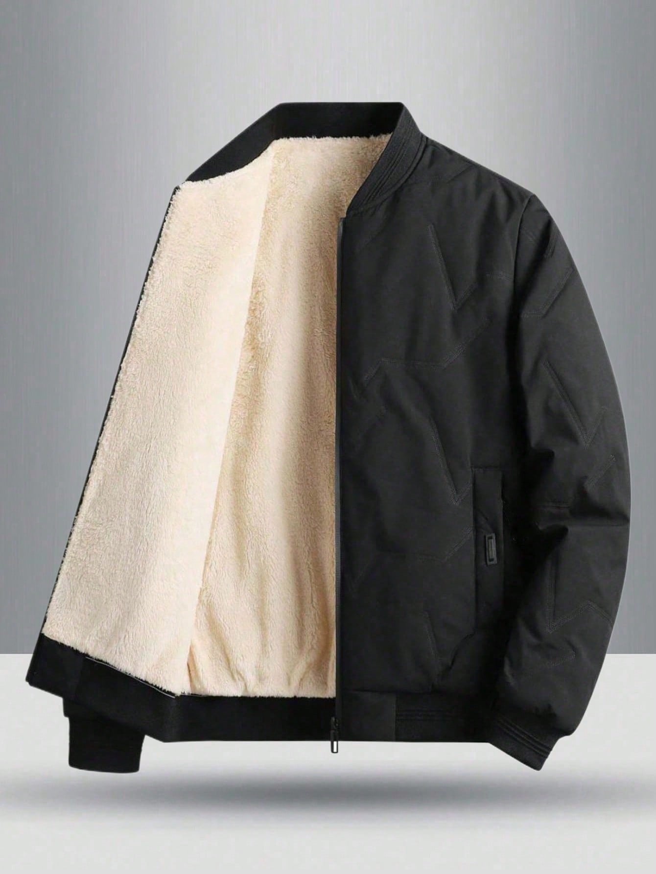 Teenage Sherpa Lined Padded Warm Jacket, For Winter