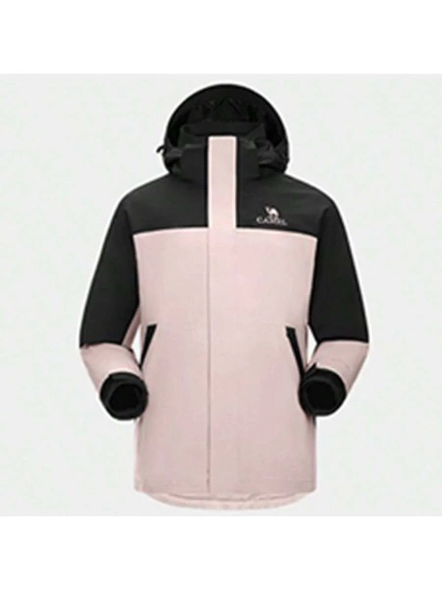 CAMEL CROWN Outdoor Mountaineering Three-In-One Jacket With Heavy Rain Level Certification Waterproof Professional Jacket