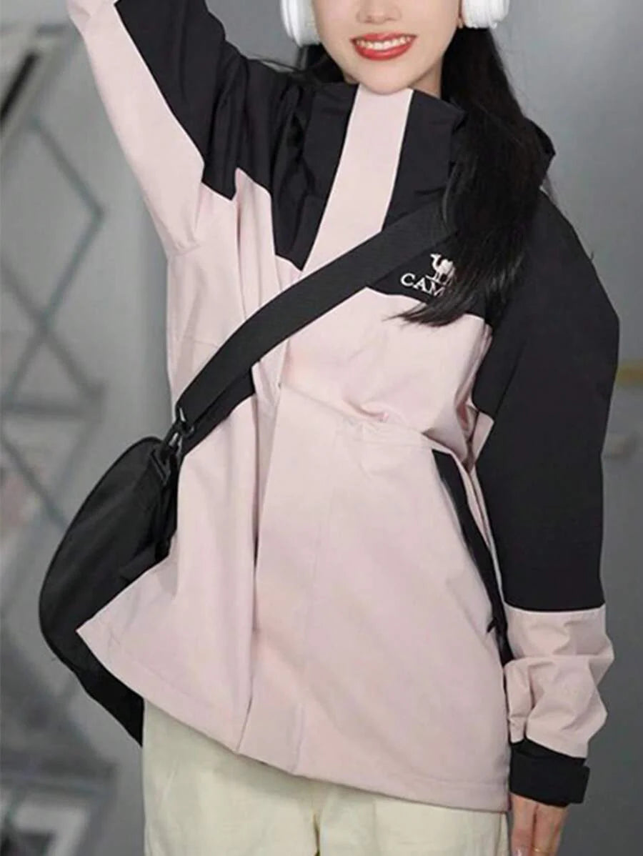 CAMEL CROWN Outdoor Mountaineering Three-In-One Jacket With Heavy Rain Level Certification Waterproof Professional Jacket