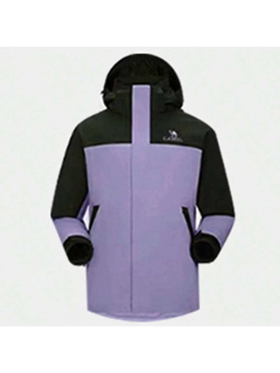 CAMEL CROWN Outdoor Mountaineering Three-In-One Jacket With Heavy Rain Level Certification Waterproof Professional Jacket