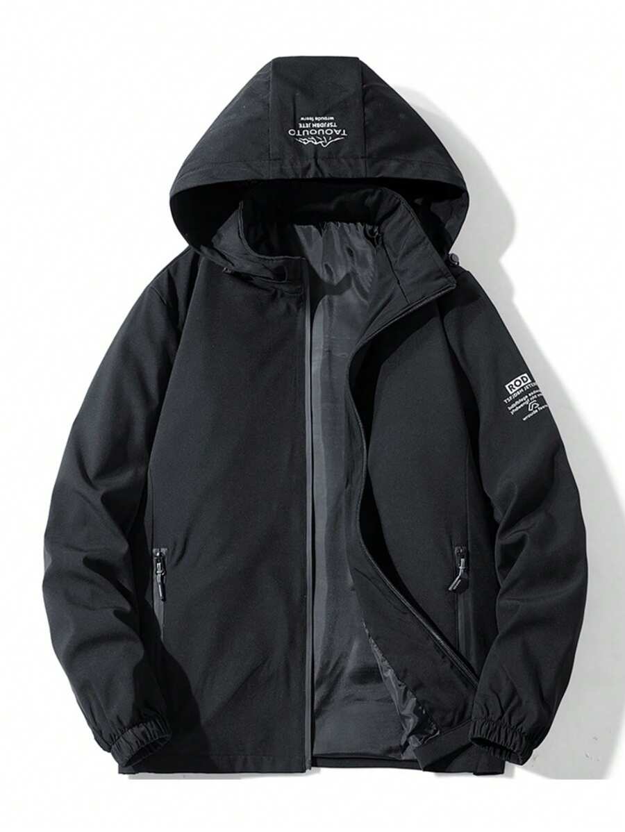 Men Outdoor Rush Waterproof Windproof Outdoor Sports Jacket Suitable For Outdoor Sports, Multifunctional, Suitable For Boyfriend Husband Gift, Fall