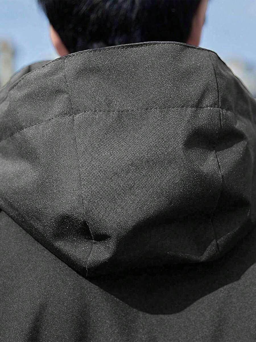 Outdoor Men Assault Jacket, Hooded, Windproof, Waterproof, Stain-Resistant Mountaineering Jacket With Detachable Hood