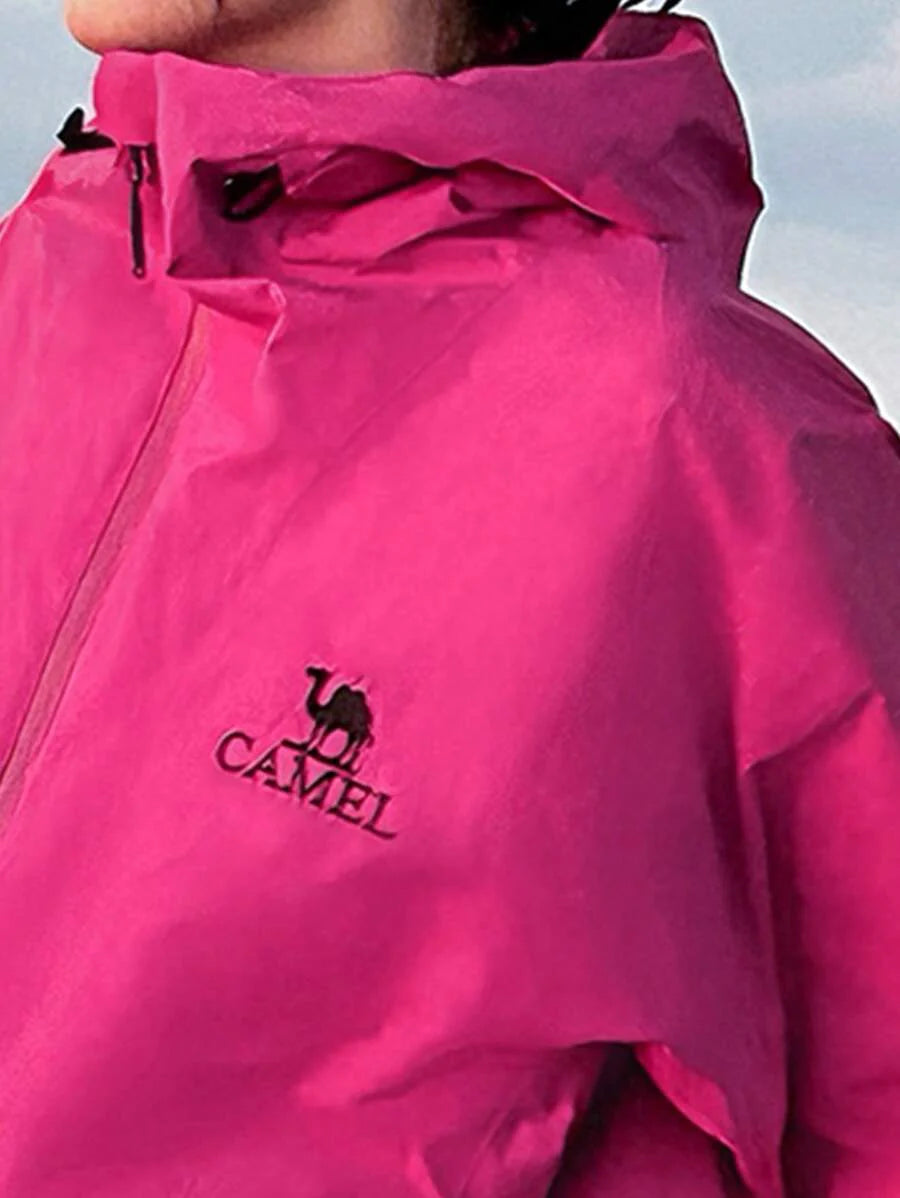CAMEL CROWN Hard Shell Punching Jacket Single Layer Windproof Waterproof Jacket Mountaineering Clothing