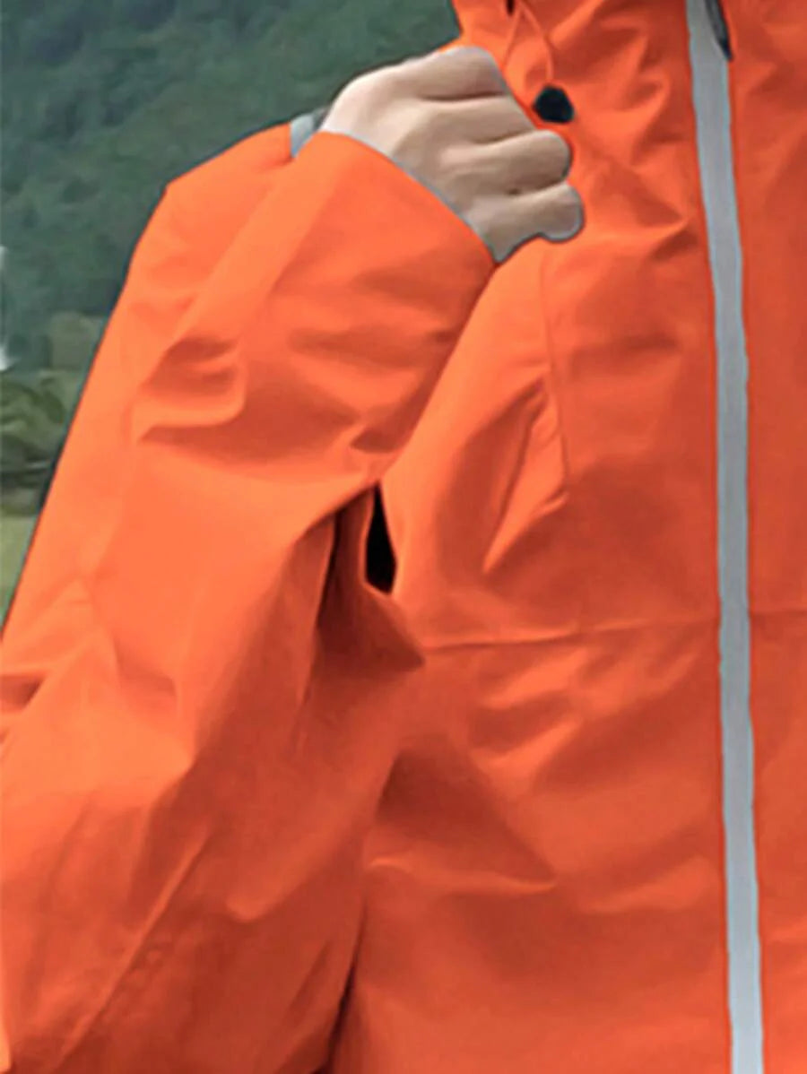 CAMEL CROWN Hard Shell Punching Jacket Single Layer Windproof Waterproof Jacket Mountaineering Clothing