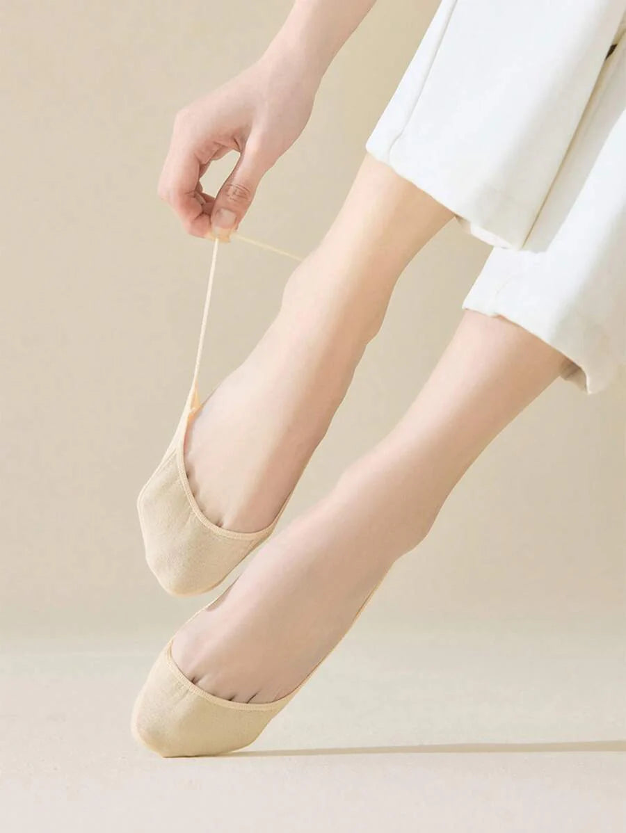 1 Pair Unisex Black Khaki Fabric Heel Protective Sleeves