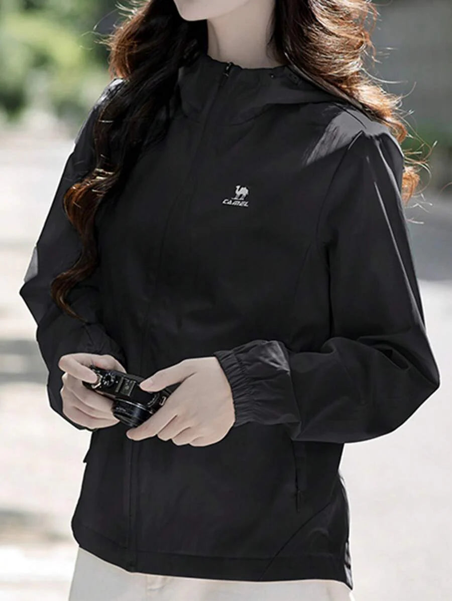 CAMEL CROWN Women's Softshell Punching Jacket Autumn And Winter Sports Jacket Waterproof Windproof Thin Fleece Jacket