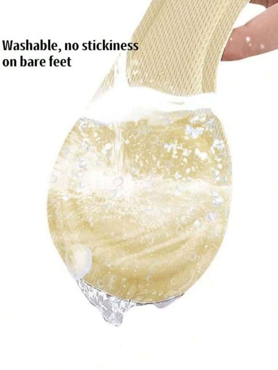 1 Pair Self-Adhesive Breathable Non-Slip Shock Absorbing Insoles, Soft Cushion Pad For Women High Heels, Summer, Kitten Heels Accessories