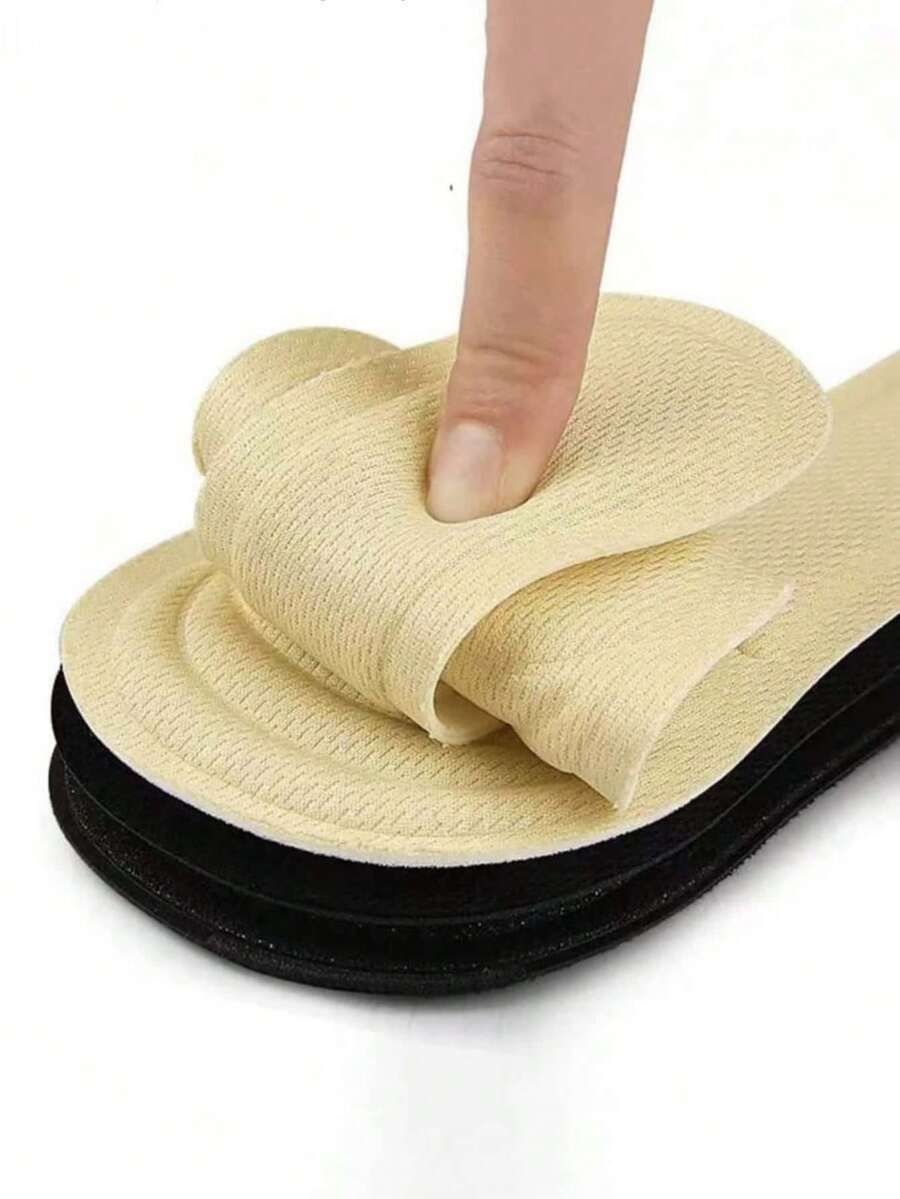 1 Pair Self-Adhesive Breathable Non-Slip Shock Absorbing Insoles, Soft Cushion Pad For Women High Heels, Summer, Kitten Heels Accessories