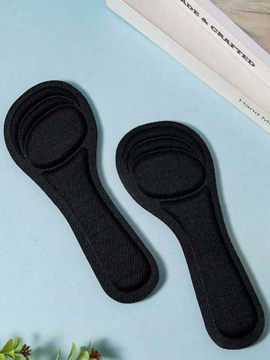 1 Pair Self-Adhesive Breathable Non-Slip Shock Absorbing Insoles, Soft Cushion Pad For Women High Heels, Summer, Kitten Heels Accessories
