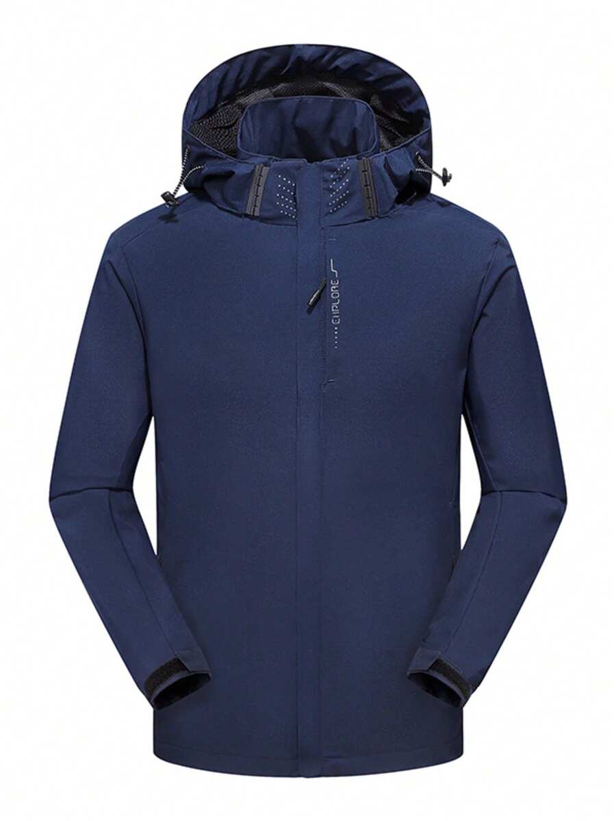 1pc Men's Waterproof Windproof Outdoor Sports Casual Jacket