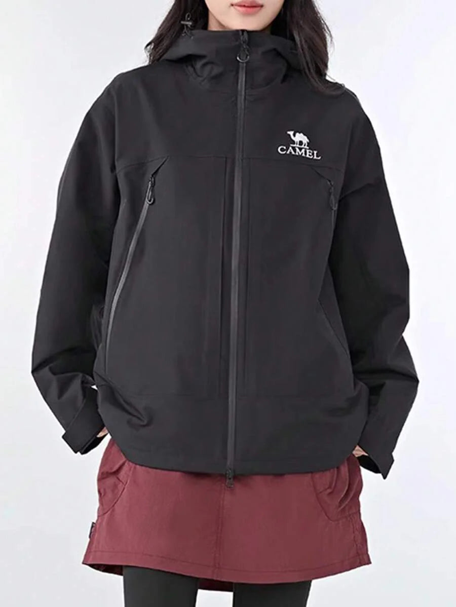 CAMEL CROWN Women's Three-In-One Outdoor Fleece Jacket For Warmth, Rain-Proof, Waterproof And Windproof Hiking And Mountaineering