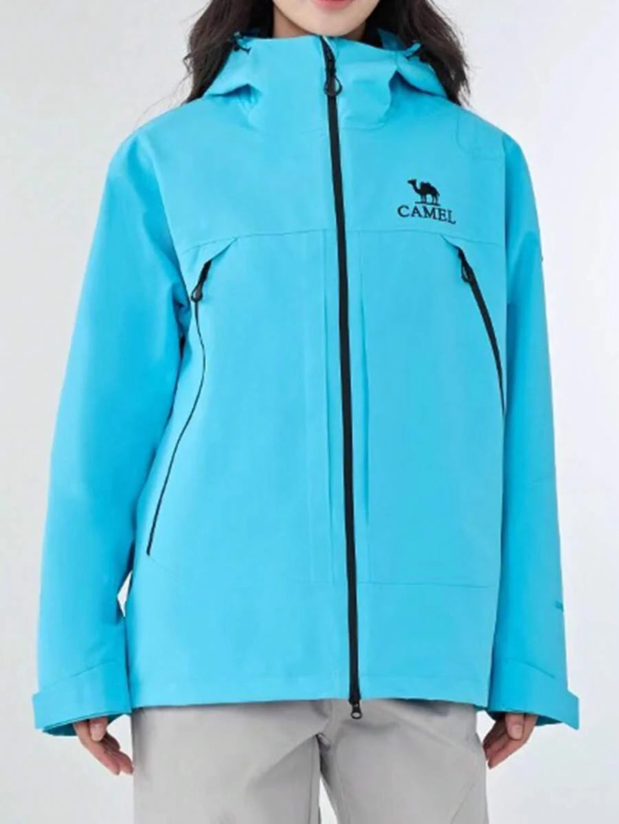 CAMEL CROWN Women's Three-In-One Outdoor Fleece Jacket for Warmth, Rain-Proof, Waterproof and Windproof Hiking and Mountaineering