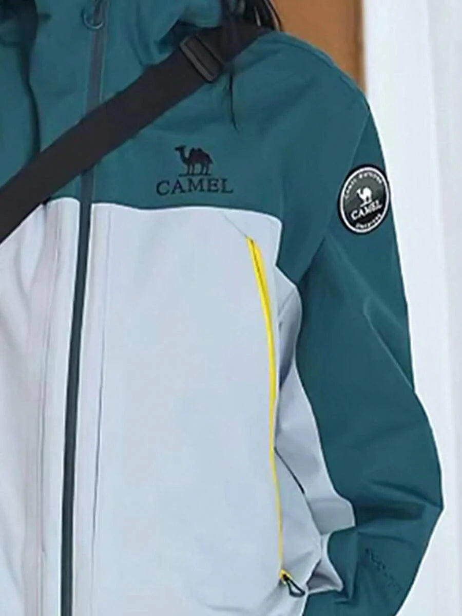 CAMEL CROWN Women's Three-In-One Outdoor Fleece Jacket For Warmth, Rain-Proof, Waterproof And Windproof Hiking And Mountaineering