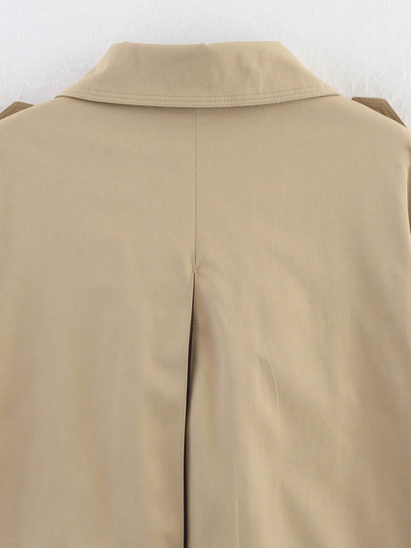 Women's Fashionable Casual Double-Breasted Short Jacket Coat, Autumn