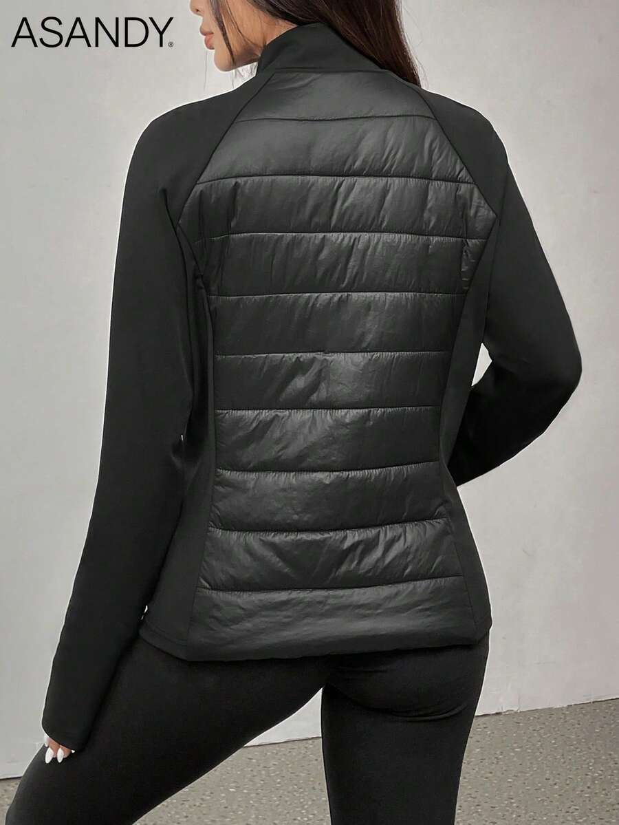 ASANDY Women's Autumn/Winter Lightweight Warm Fitted Waist Fashionable Padded Coat
