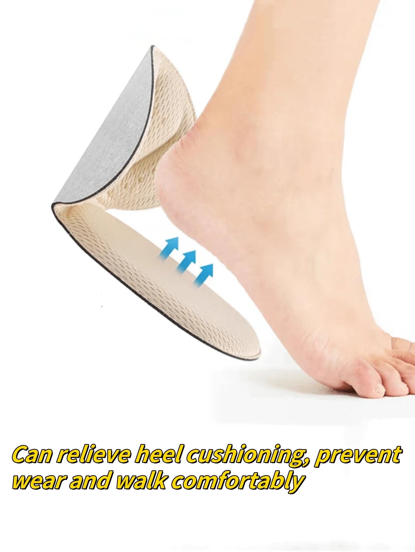 QKC 1 Pair Heel Grips Liner Cushions Inserts For Loose Shoes