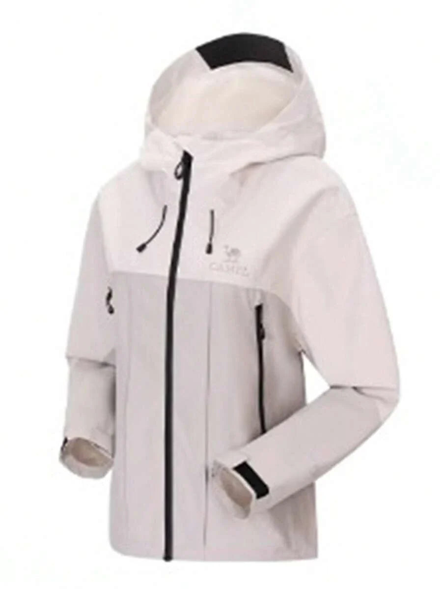 CAMEL CROWN Women's Lightweight Softshell Jacket Windbreaker Waterproof Warm Jacket For Running Golf Hiking