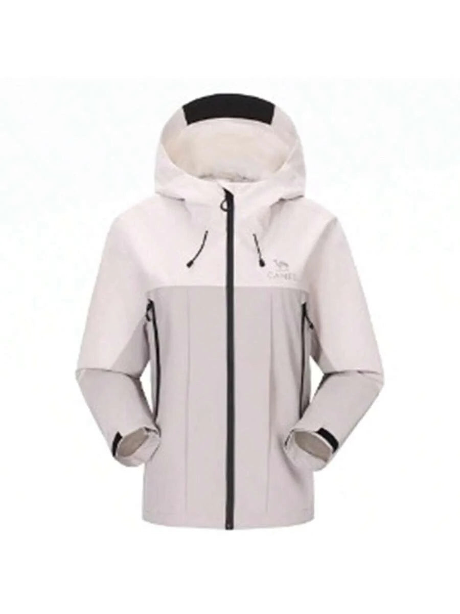 CAMEL CROWN Women's Lightweight Softshell Jacket Windbreaker Waterproof Warm Jacket For Running Golf Hiking