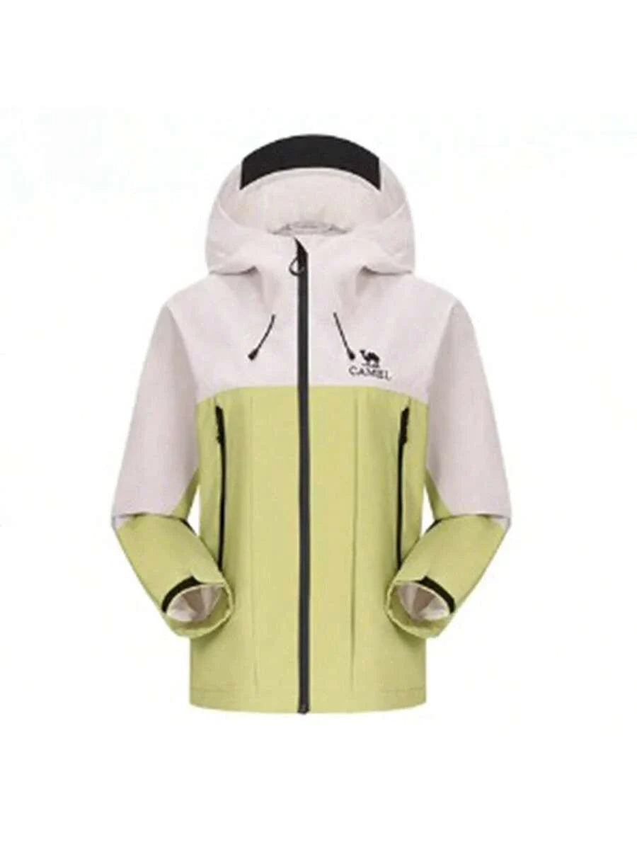 CAMEL CROWN Women's Lightweight Softshell Jacket Windbreaker Waterproof Warm Jacket For Running Golf Hiking