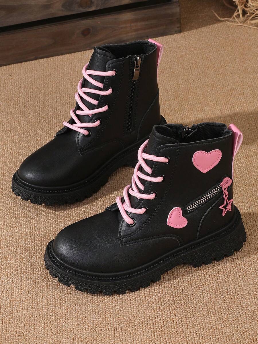 Girls' Cute Boots, Children's Mid-Calf Short Boots, Girls' Anti-Slip Durable Boots