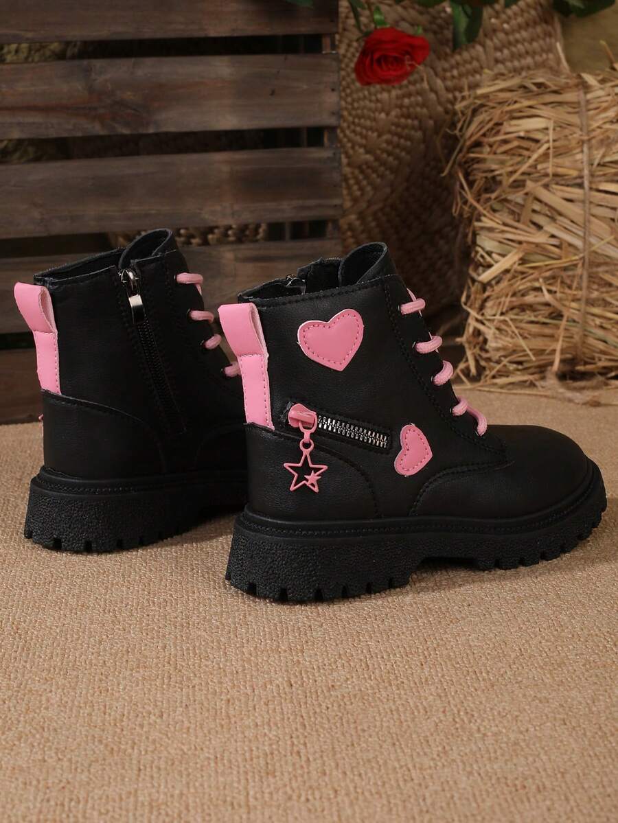 Girls' Cute Boots, Children's Mid-Calf Short Boots, Girls' Anti-Slip Durable Boots