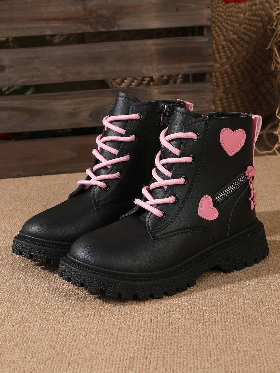 Girls' Cute Boots, Children's Mid-Calf Short Boots, Girls' Anti-Slip Durable Boots