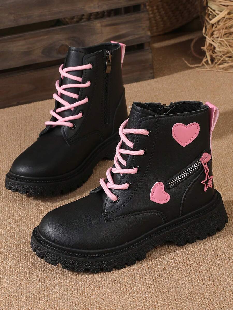 Girls' Cute Boots, Children's Mid-Calf Short Boots, Girls' Anti-Slip Durable Boots