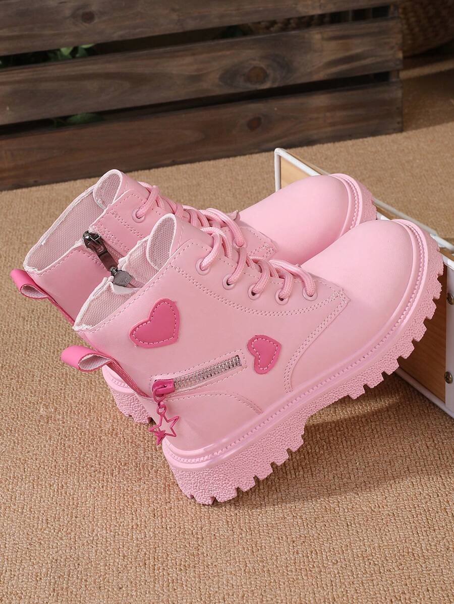 Girls' Cute Boots, Children's Mid-Calf Short Boots, Girls' Anti-Slip Durable Boots