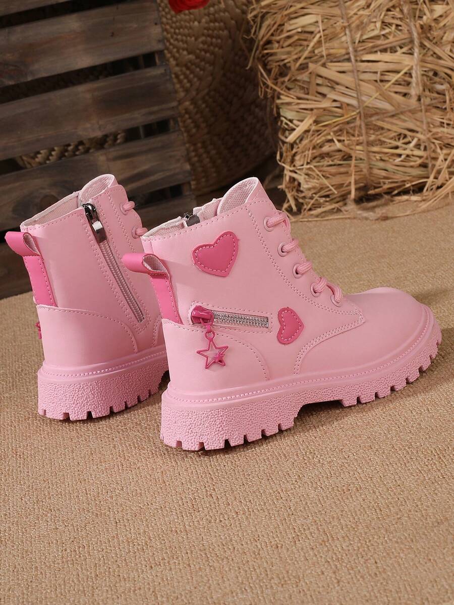 Girls' Cute Boots, Children's Mid-Calf Short Boots, Girls' Anti-Slip Durable Boots