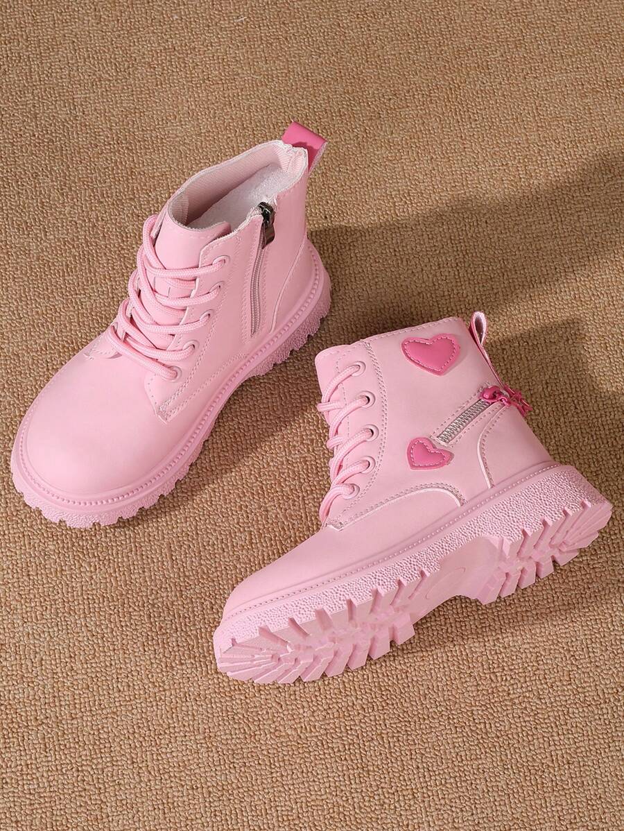 Girls' Cute Boots, Children's Mid-Calf Short Boots, Girls' Anti-Slip Durable Boots