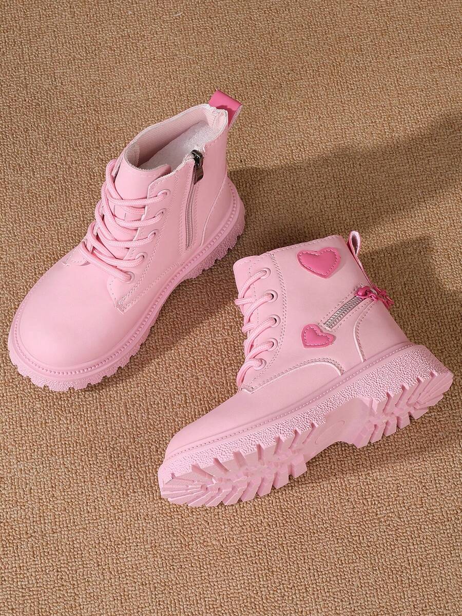 Girls' Cute Boots, Children's Mid-Calf Short Boots, Girls' Anti-Slip Durable Boots