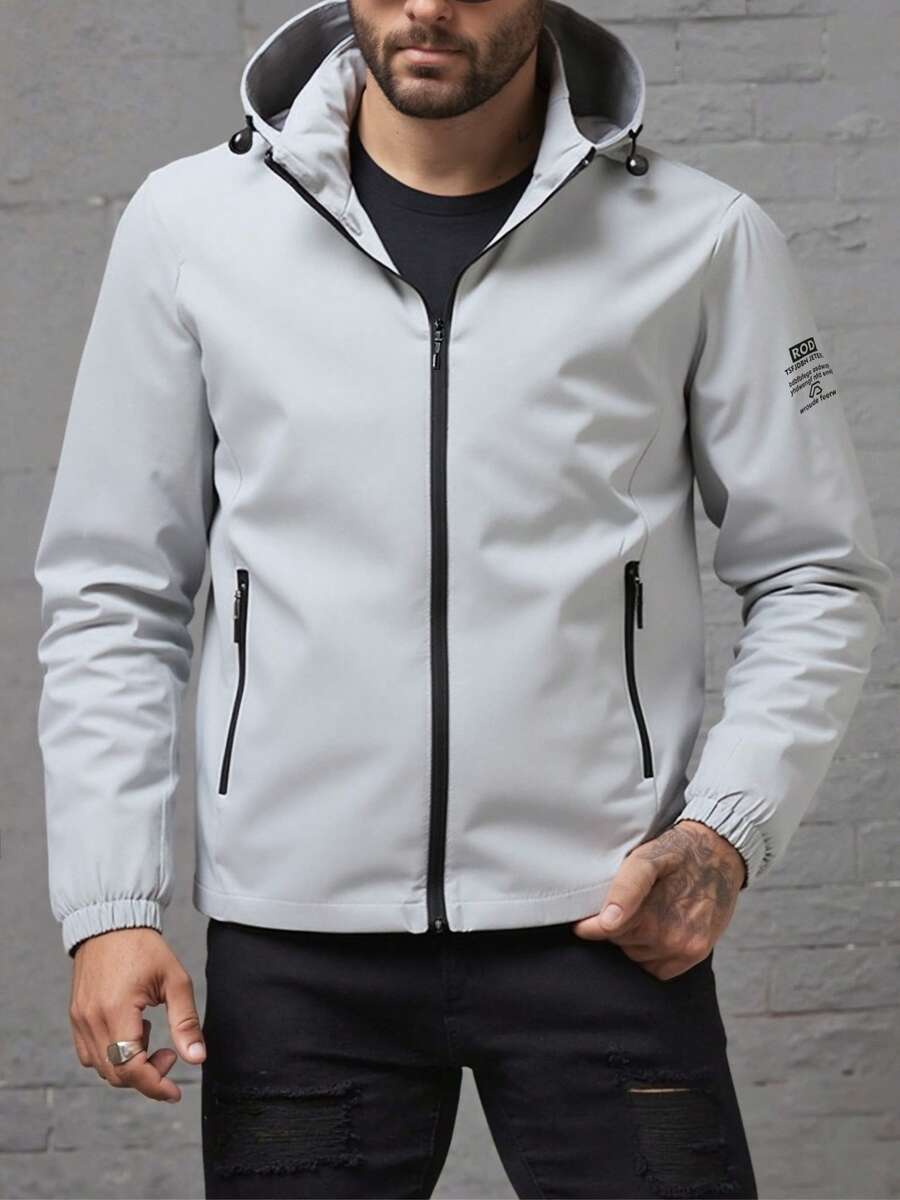 Men Outdoor Rush Waterproof Windproof Outdoor Sports Jacket Suitable For Outdoor Sports, Multifunctional, Suitable For Boyfriend Husband Gift, Fall
