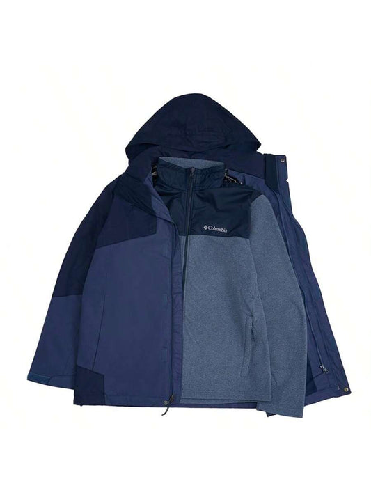 Columbia Men's Bugaboo™ II Fleece Interchange Jacket, Casual Sports Comfortable Warm Softshell Jacket WE6504398