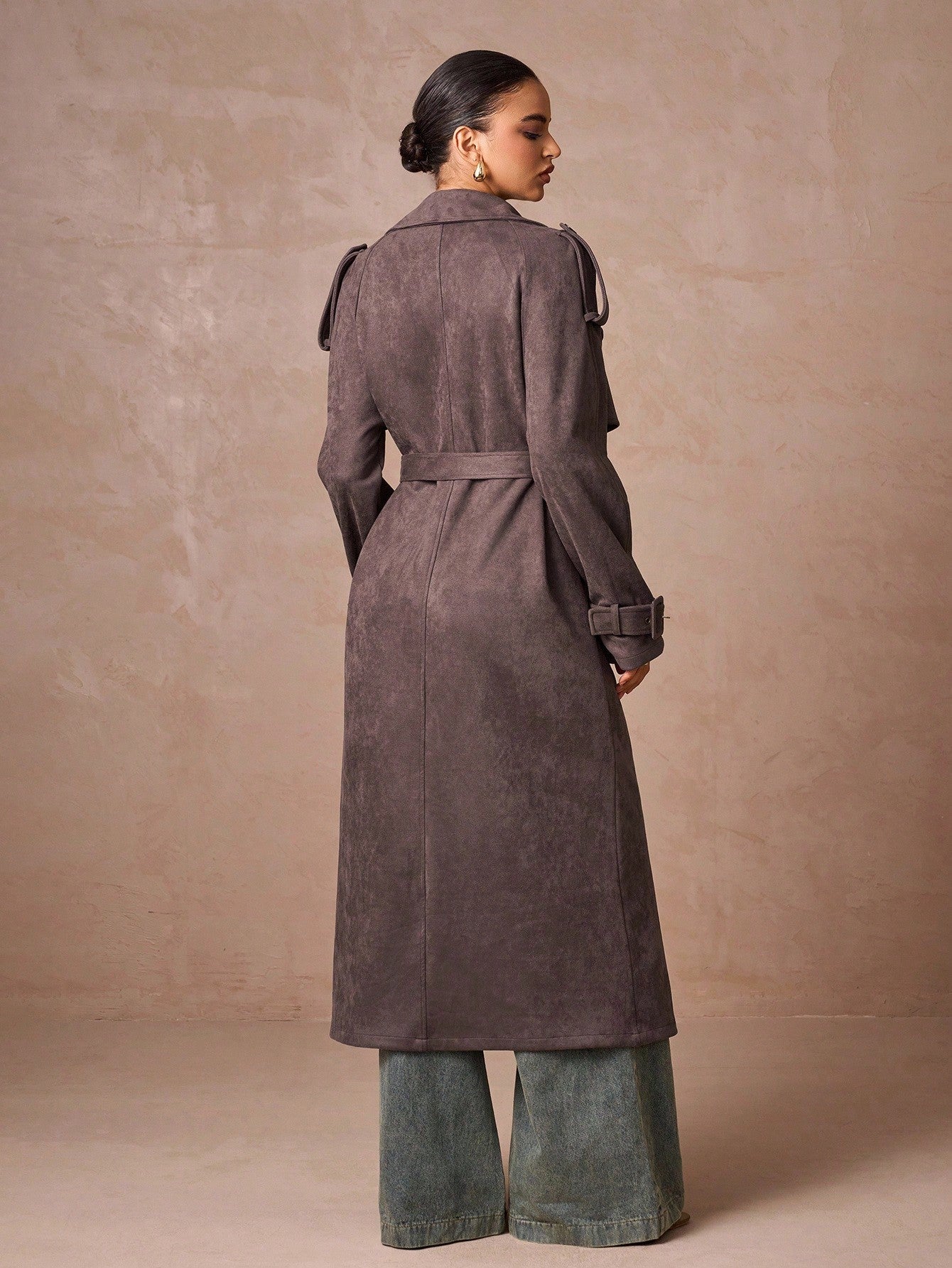 Lumalex Fall Winter Outing Casual Elegant Gathering Party Banquet Modest Old Money Coquette Glitter Holiday Party Rave Festival Outing Vacation Hot Outdoor Richly Layered Wedding Season Banquet Coming Of Age Ceremony Women's Regular Fit Suede-Feel Straig
