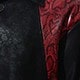 ROMWE MEN Goth Men's Patchwork Fashion Long Sleeve Vampire Style PU Leather Jacket, Fall Winter