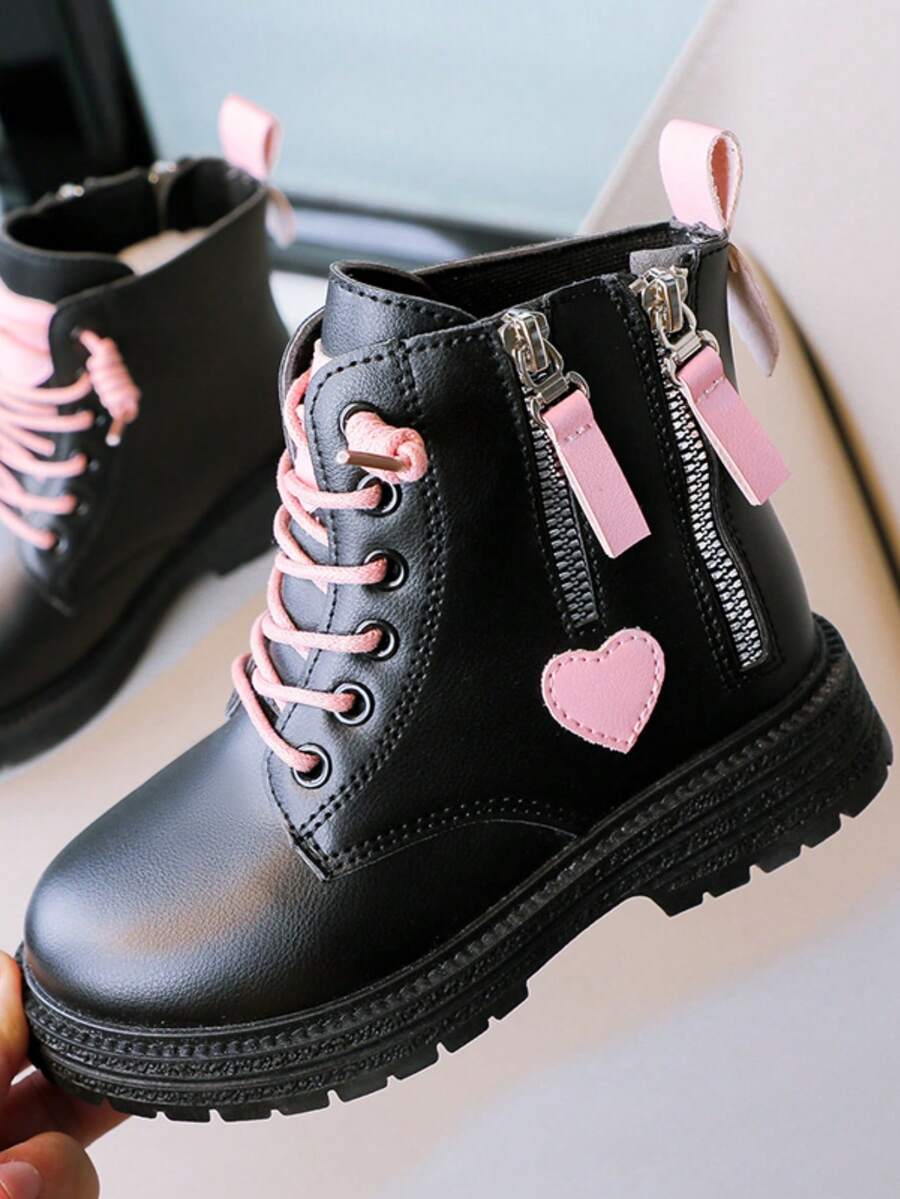 Girls' Cute Boots, Children's Mid-Calf Short Boots, Girls' Anti-Slip Durable Boots