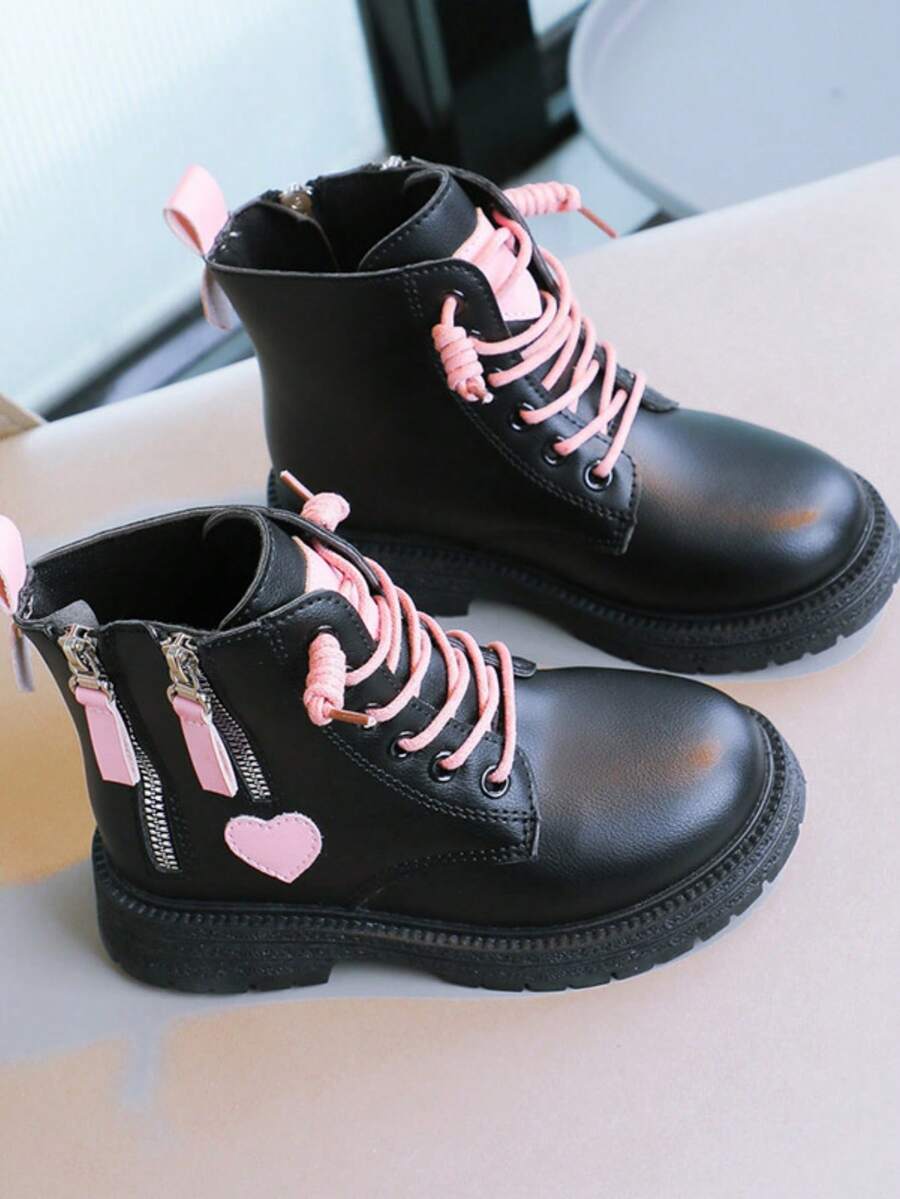Girls' Cute Boots, Children's Mid-Calf Short Boots, Girls' Anti-Slip Durable Boots