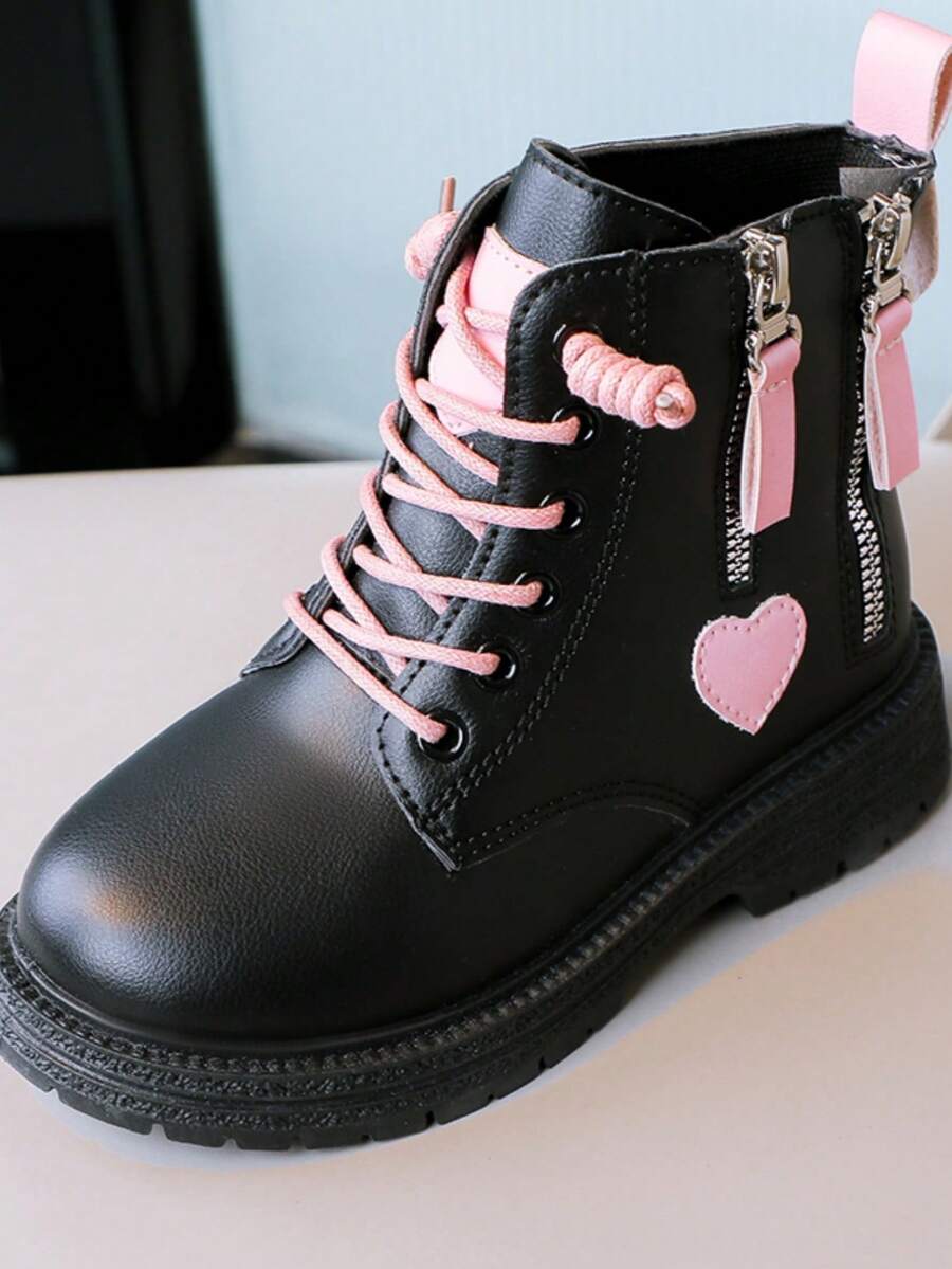 Girls' Cute Boots, Children's Mid-Calf Short Boots, Girls' Anti-Slip Durable Boots