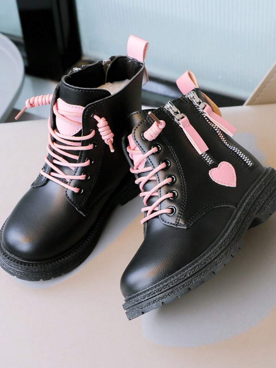 Girls' Cute Boots, Children's Mid-Calf Short Boots, Girls' Anti-Slip Durable Boots