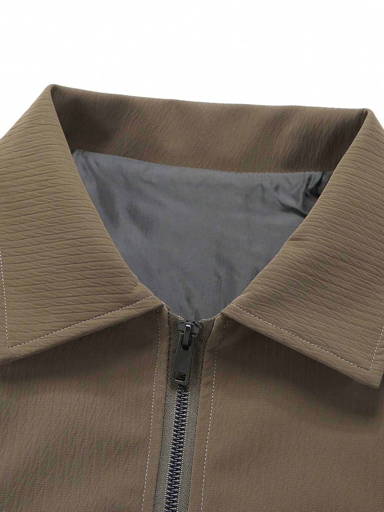 2025 Spring Autumn New Casual Loose Fit Versatile Jacket For Men, American Style Lapel Collar PU Leather Windbreaker